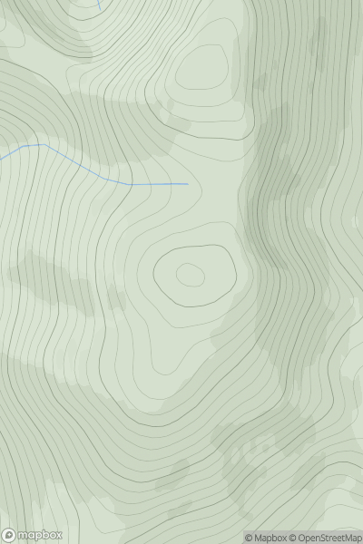 Thumbnail image for Carn an Tionail [Durness to Loch Shin] [NC575476] showing contour plot for surrounding peak